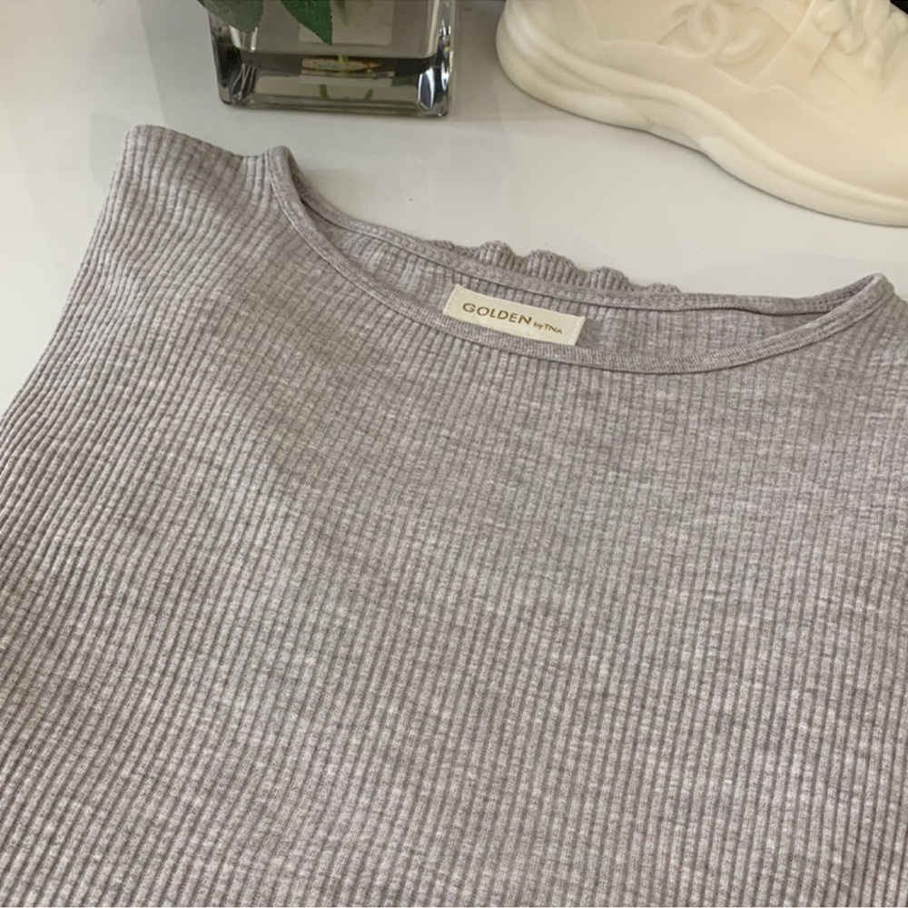 TNA Ribbed Long Sleeve Top - Picture 3 of 4